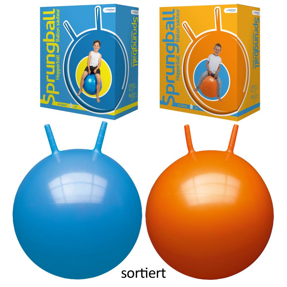 John GmbH Hüpfball John Sprungball Ø55-60cm 2fach sortiert
