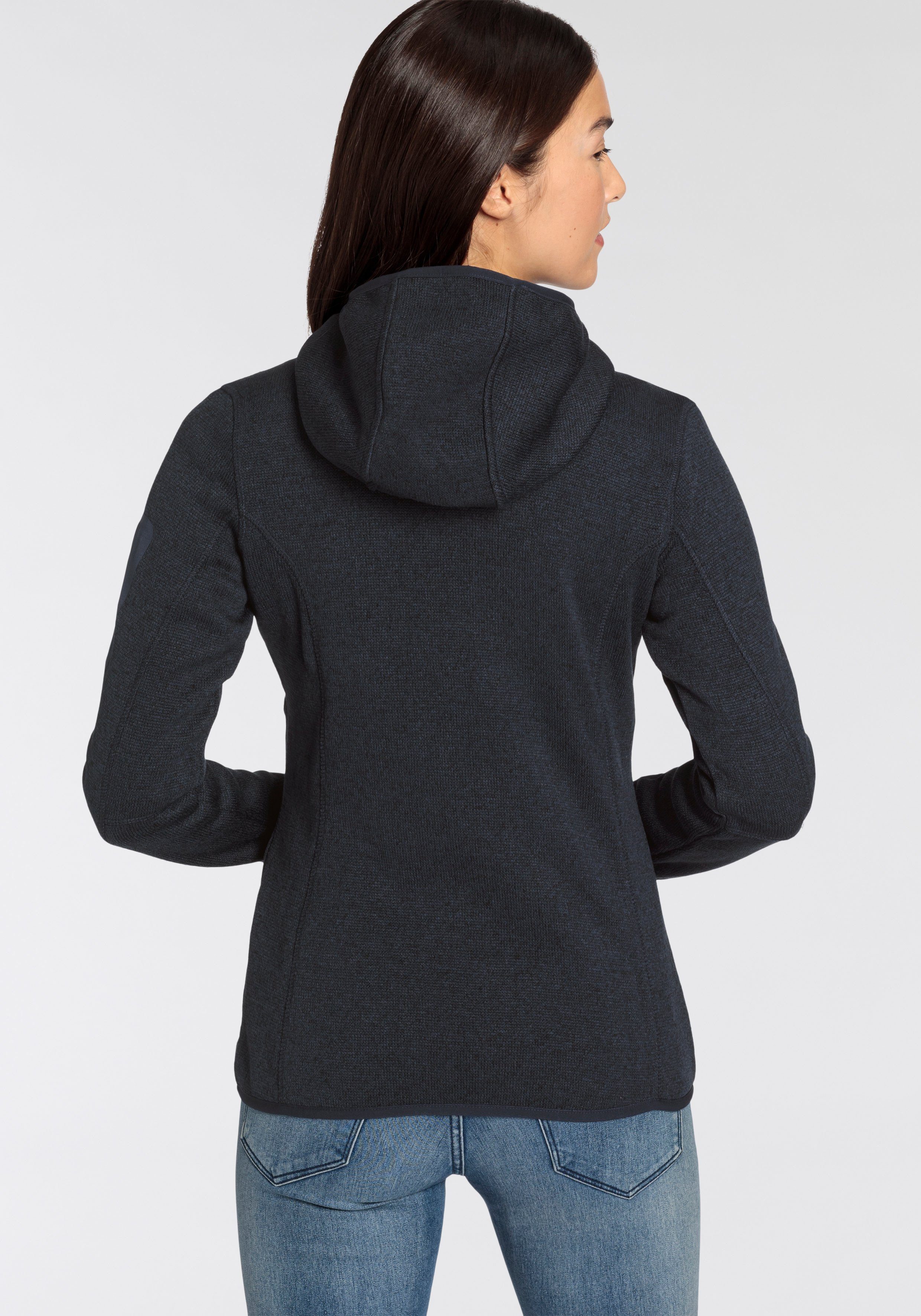 b.blue-giada Fleecejacke JACKET FIX HOOD WOMAN CMP