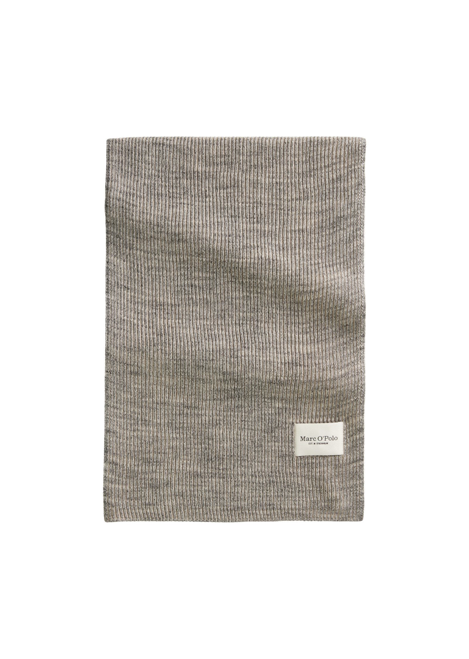 Marc O'Polo Schal aus Bio-Baumwoll-Schafwoll-Mix