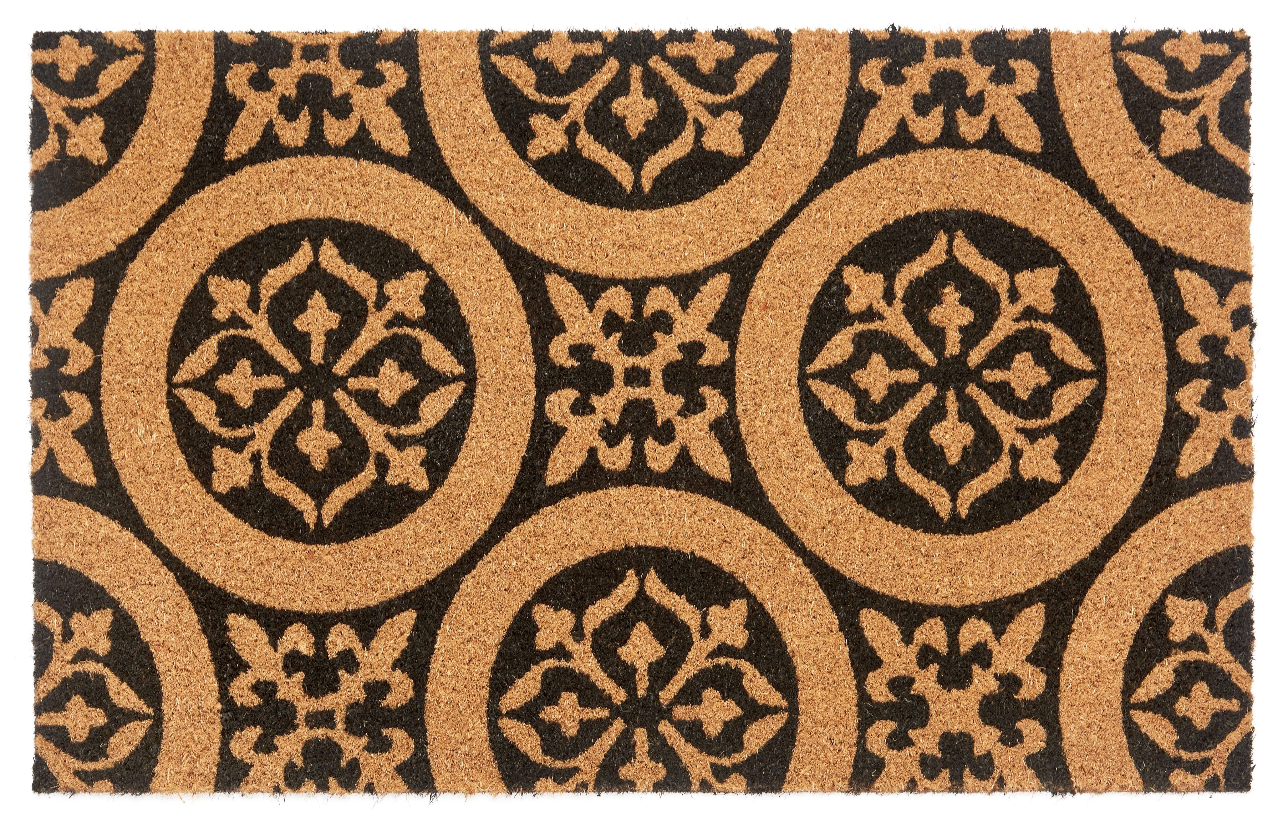 HANSE Home Fußmatte Ornaments, Türmatte, rechteckig, Höhe: 15 mm, Kokos, Sc günstig online kaufen