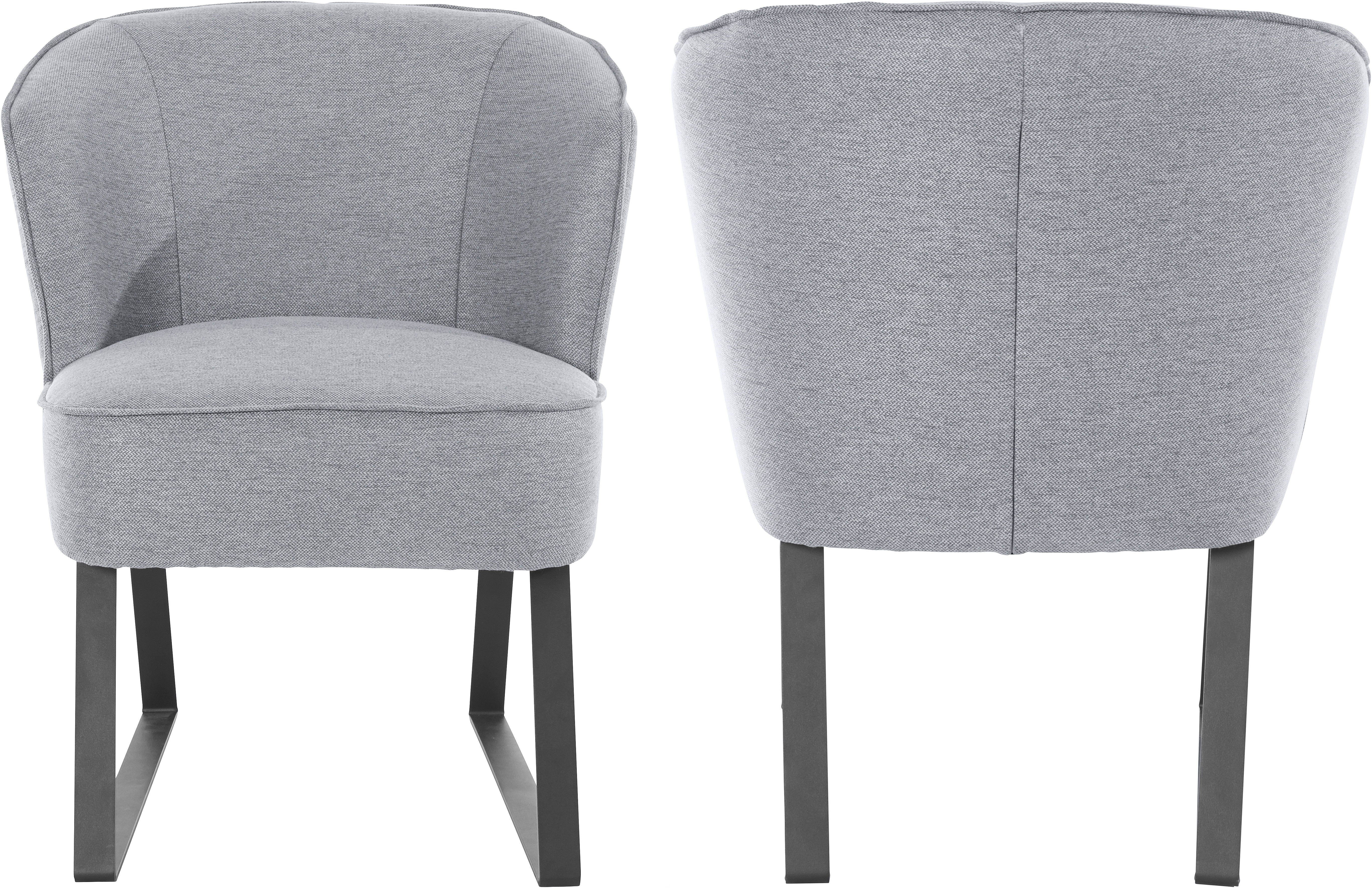 Sessel Qualitäten, in 1 Americano, sofa Metallfüßen, Keder Stck. fashion und mit - exxpo Bezug verschiedenen