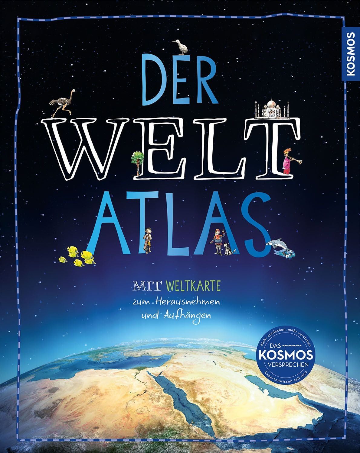 Kinderbuch Der Weltatlas mit herausnehmbarer Welt- und Europakarte zum Wenden - f Angelika Sust, Heike Herrmann