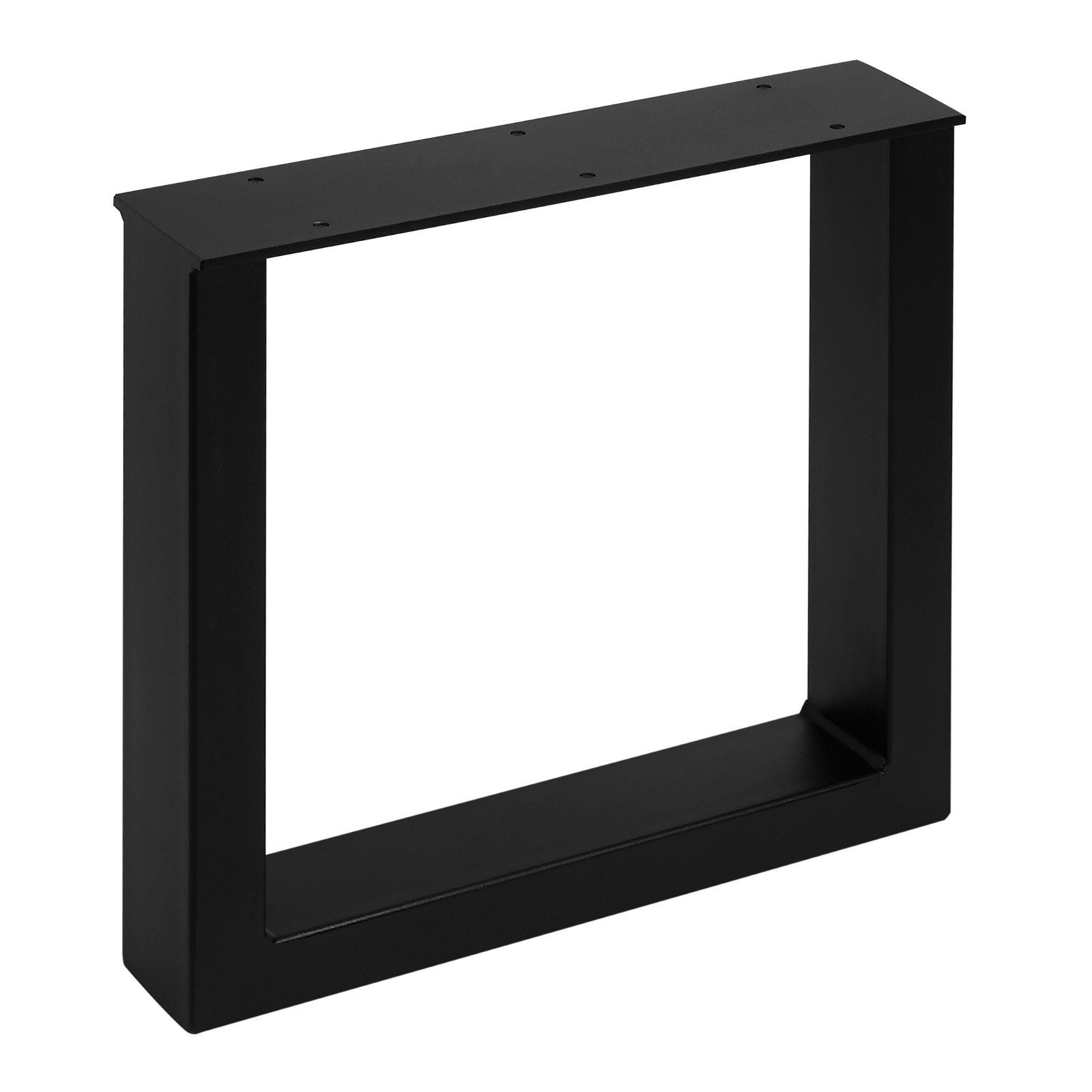 SO-TECH® Tischgestell TAB Stahl schwarz matt Profil 80 x 40 mm (1-St), bis Höhe: 720 mm und Tiefe: 800 mm