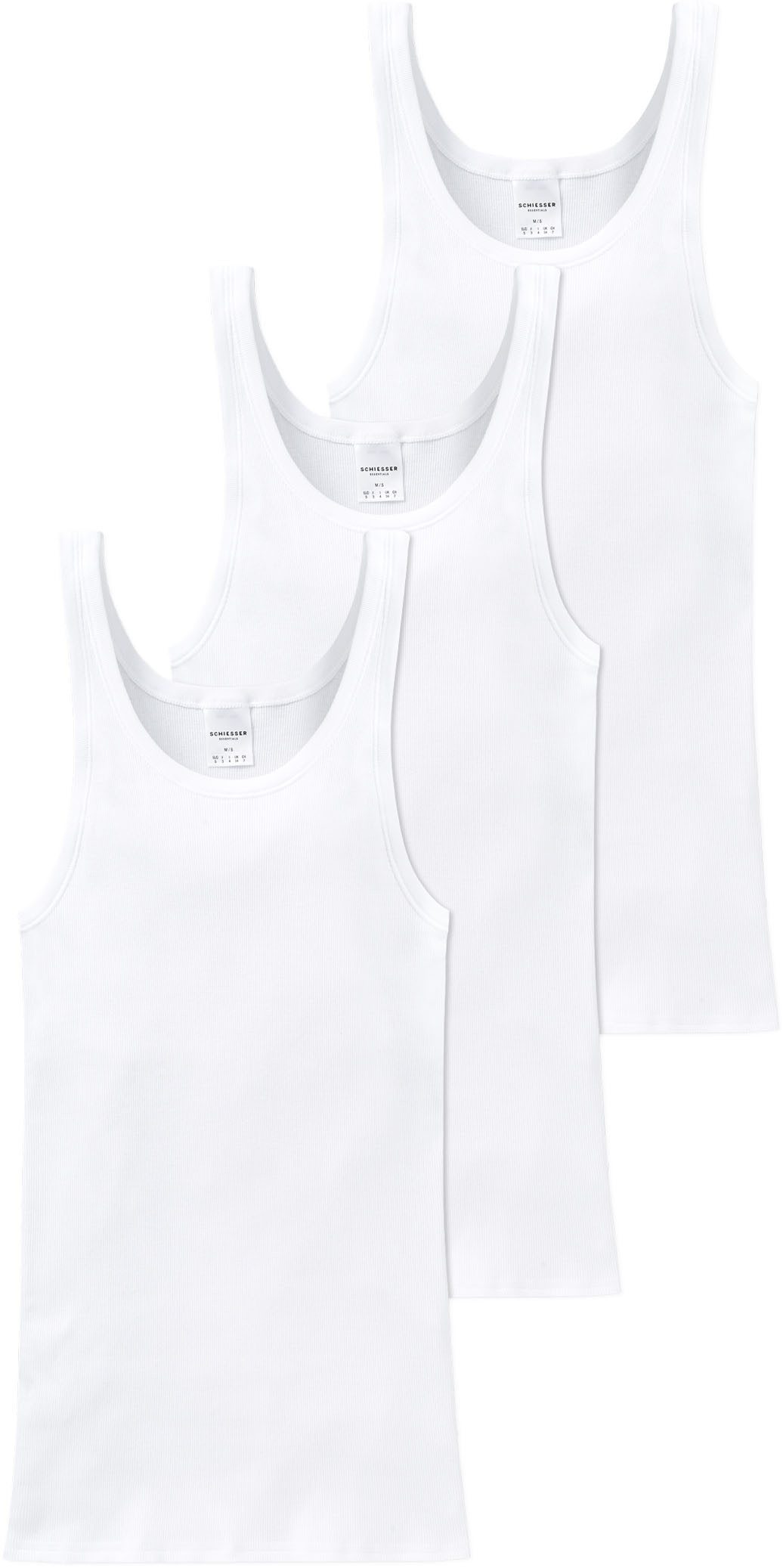 Schiesser Unterhemd Original Classics (3er-Pack) mit Markenlabel günstig online kaufen