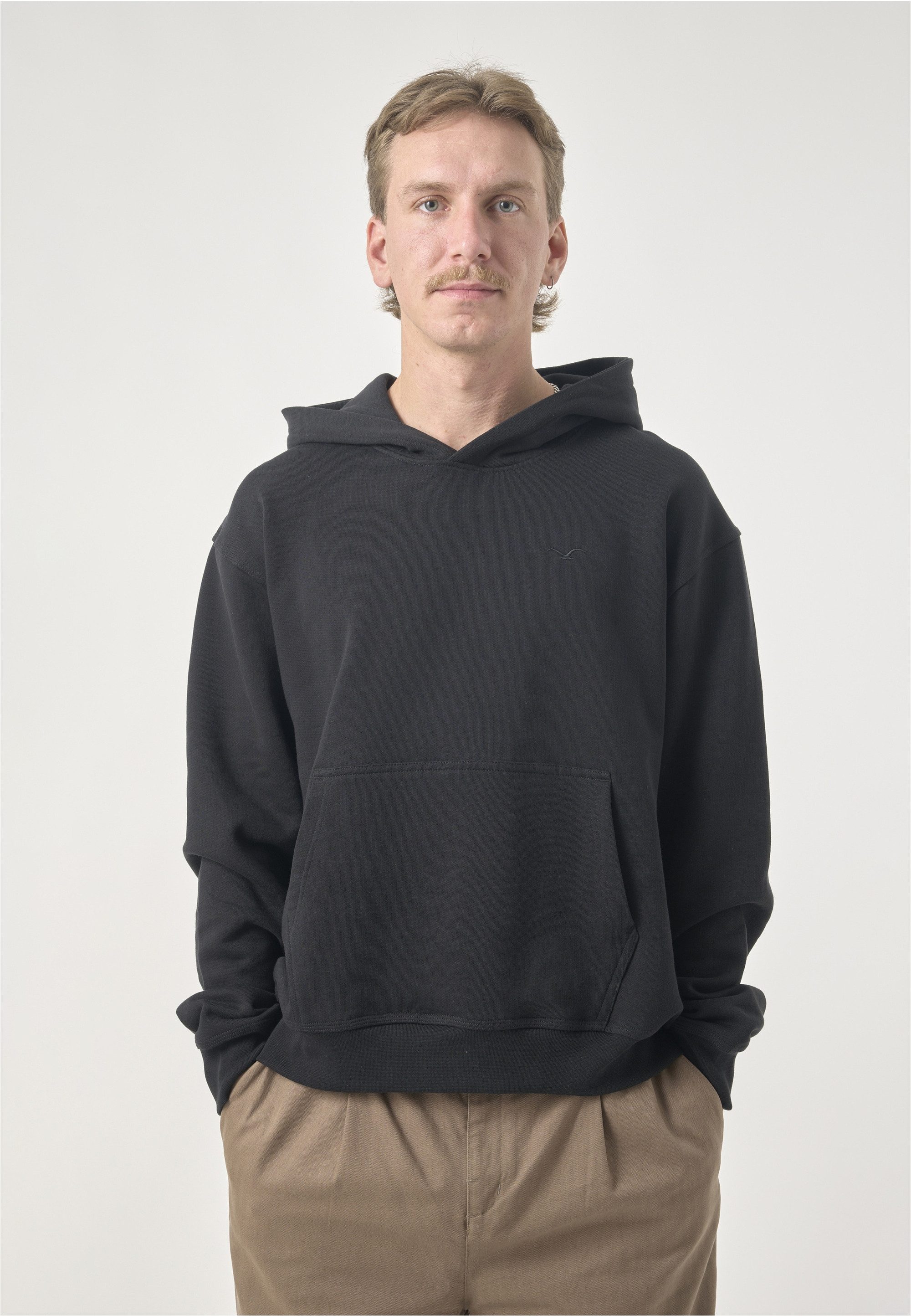 Cleptomanicx Kapuzensweatshirt Boxy Hooded Ligull Boxy Crop in lockerer Passform