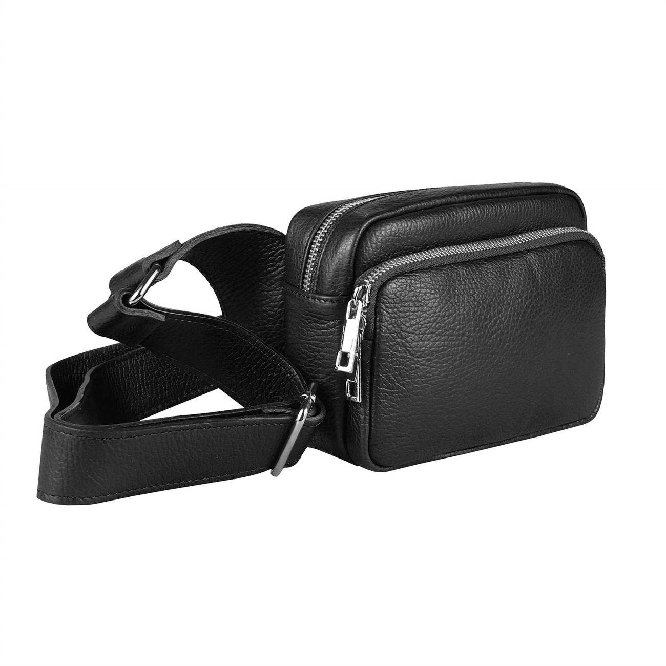 ITALYSHOP24 Bauchtasche Damen Leder Gürteltasche Hüfttasche CrossBody Handy günstig online kaufen