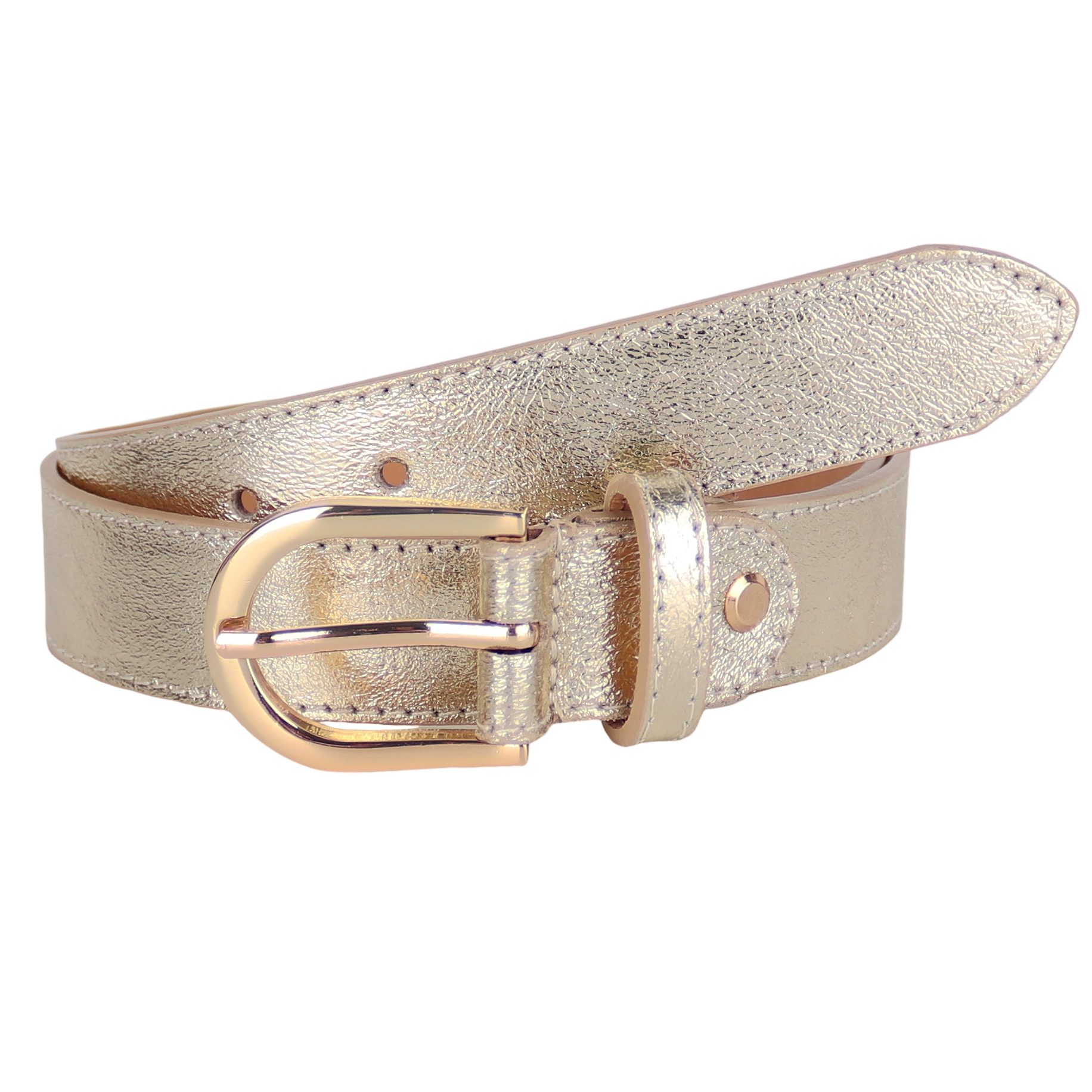 MIRROSI Ledergürtel Damen Herren Gürtel, Made in Italy, 3cm breit (Passt fast zu jeder Hosenschlaufe, aus Echtem Leder)