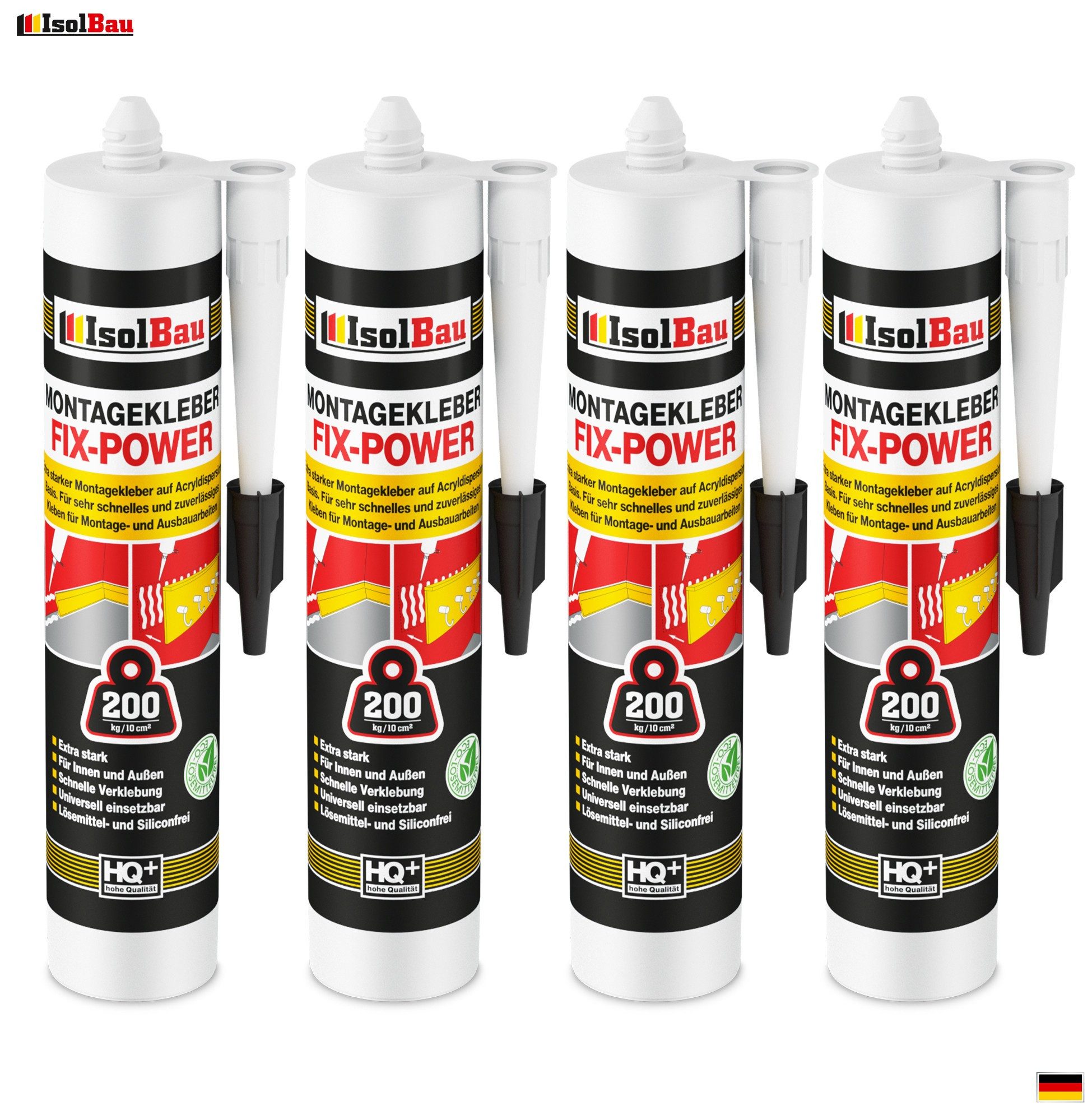 None Montagekleber Montagekleber FIX-POWER Baukleber 4x 480g Dämmplatten, T günstig online kaufen