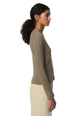 Marc O'Polo Cardigan aus Organic Cotton-Leinen-Slub-Garn