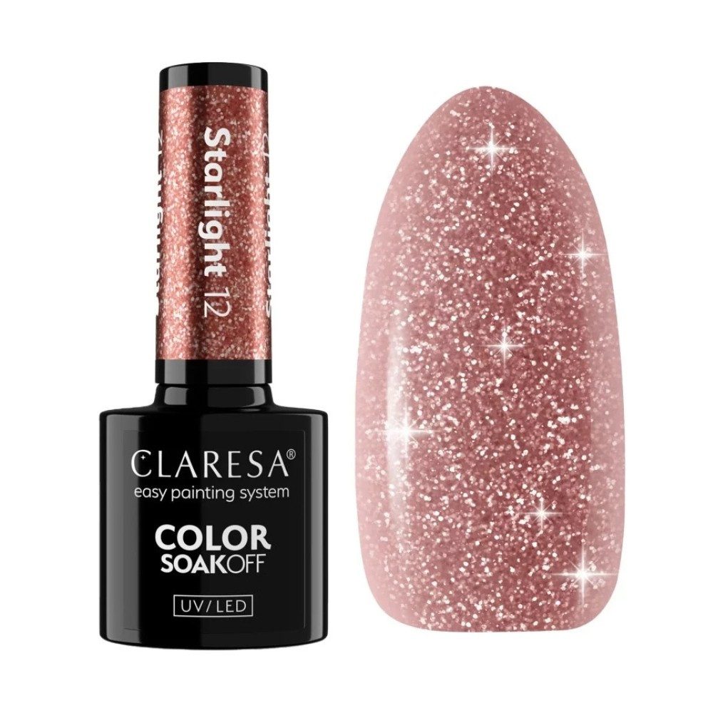Claresa Gel-Nagellack CLARESA GEL NAIL POLISH STARLIGHT 12 - 5g Limited