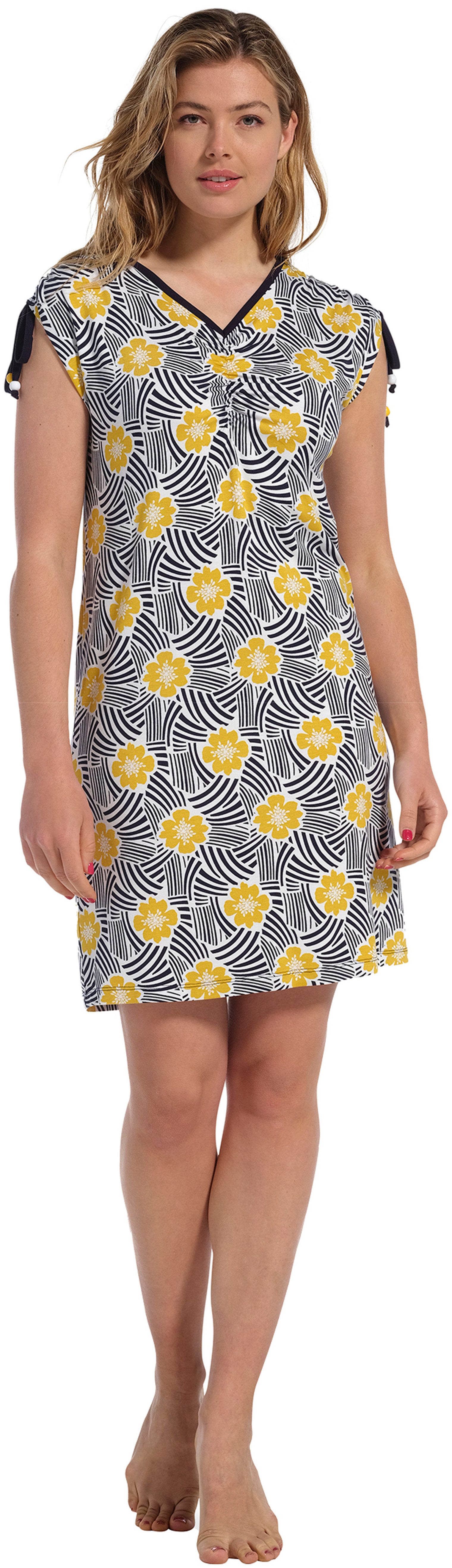 Pastunette Strandkleid Modisches Damen Jersey Sommer Kleid (1-tlg) Sommerliches Design