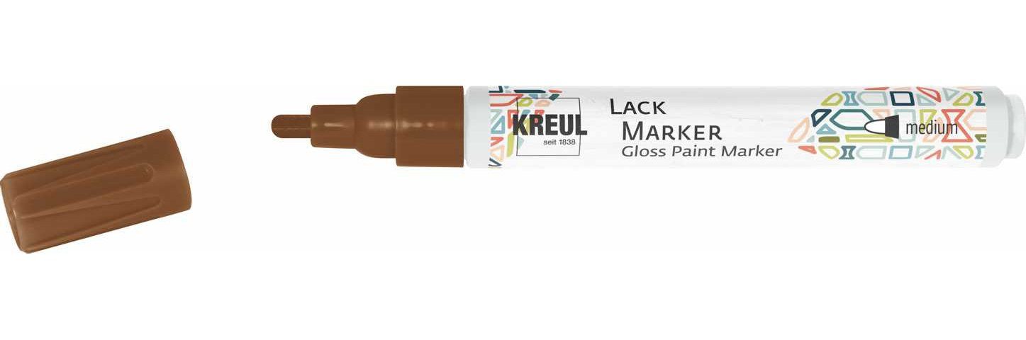 Kreul Lackmarker Lackmalstift medium, 2-4mm Kupfer