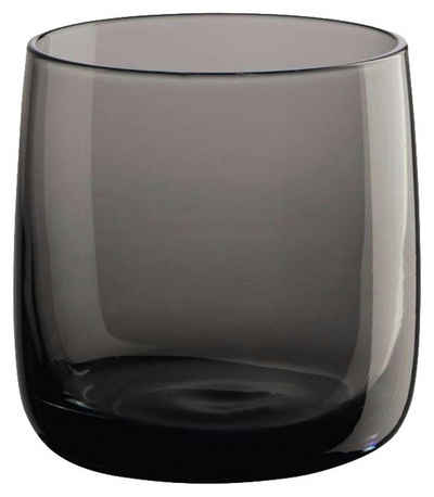 ASA SELECTION Glas SARABI, Trinkglas, Grau, Ø 8 cm, 200 ml, Glas, mundgeblasen