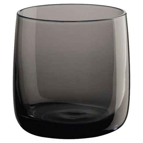 ASA SELECTION Glas SARABI, Trinkglas, Grau, Ø 8 cm, 200 ml, Glas, mundgeblasen