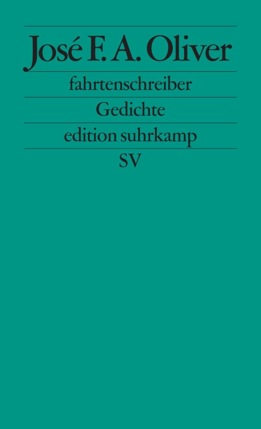 fahrtenschreiber / José F. A. Oliver