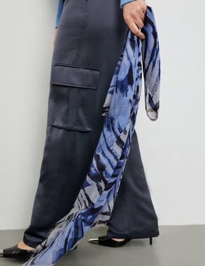 GERRY WEBER Modeschal Fließender Schal mit Fransenkante