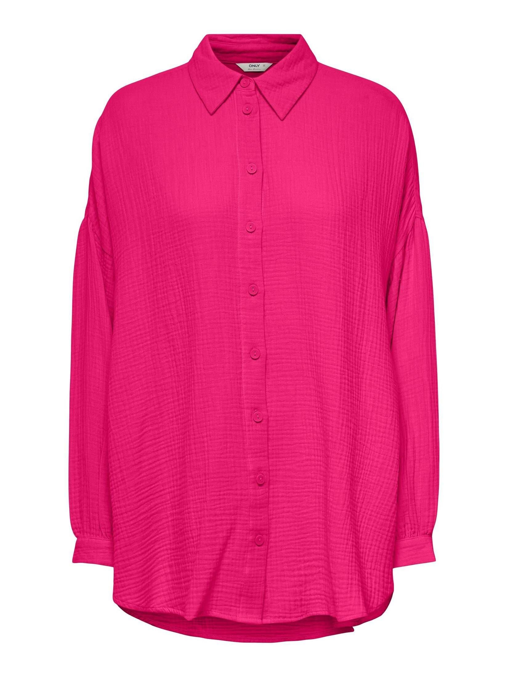 ONLY Klassische Bluse Damen Bluse ONLTHYRA OVERSIZED (1-tlg) pink (71)