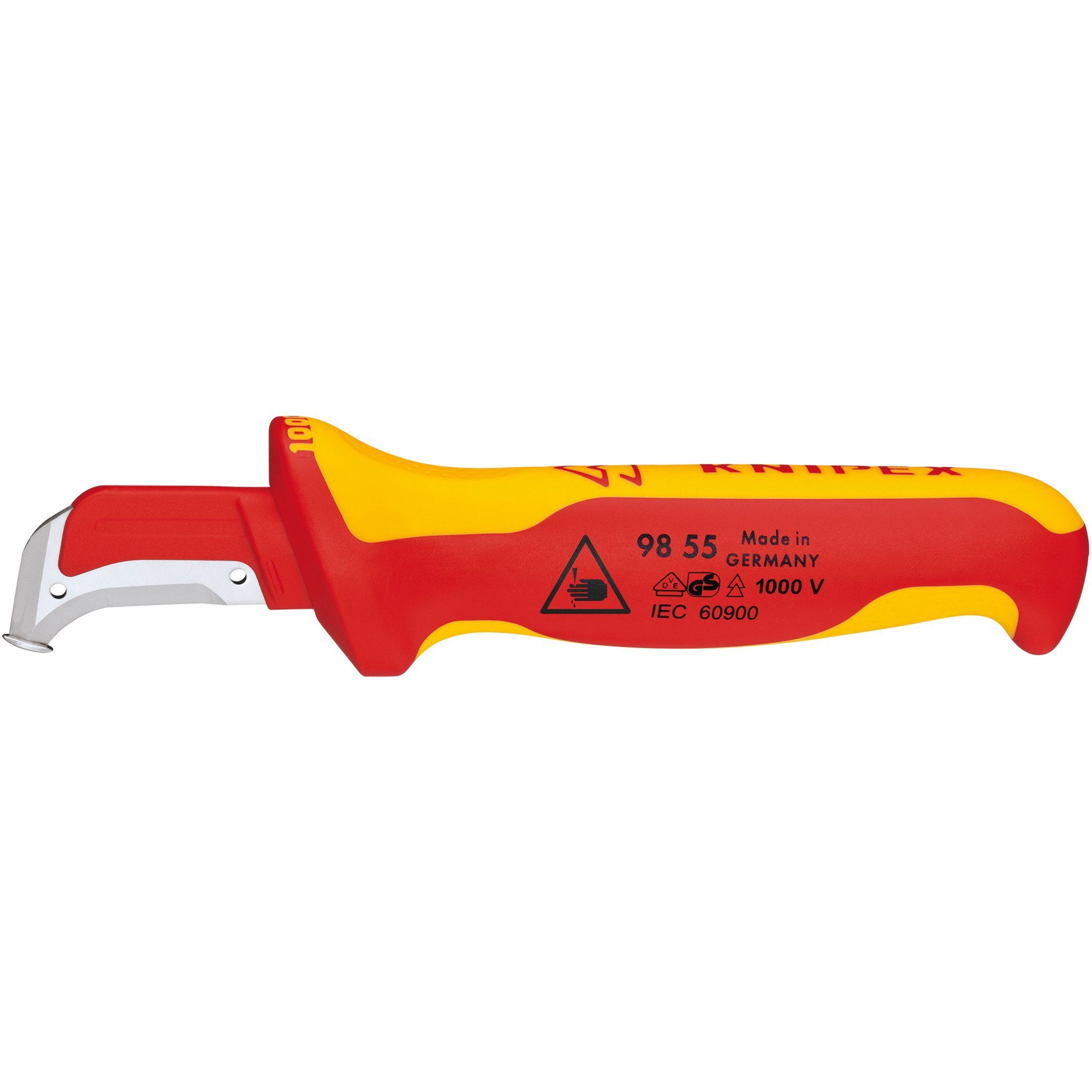 Abisolierzange KNIPEX Abmantelungsmesser 98 55 SB VDE, Messer