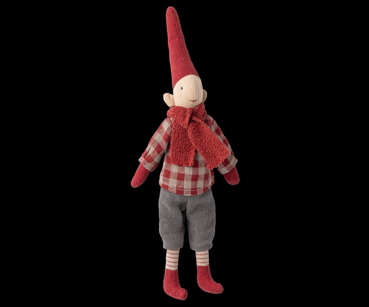 Maileg Weihnachtsfigur Maileg Pixy Weihnachtswichtel Kletterpixy mit Magneten 26cm size 1