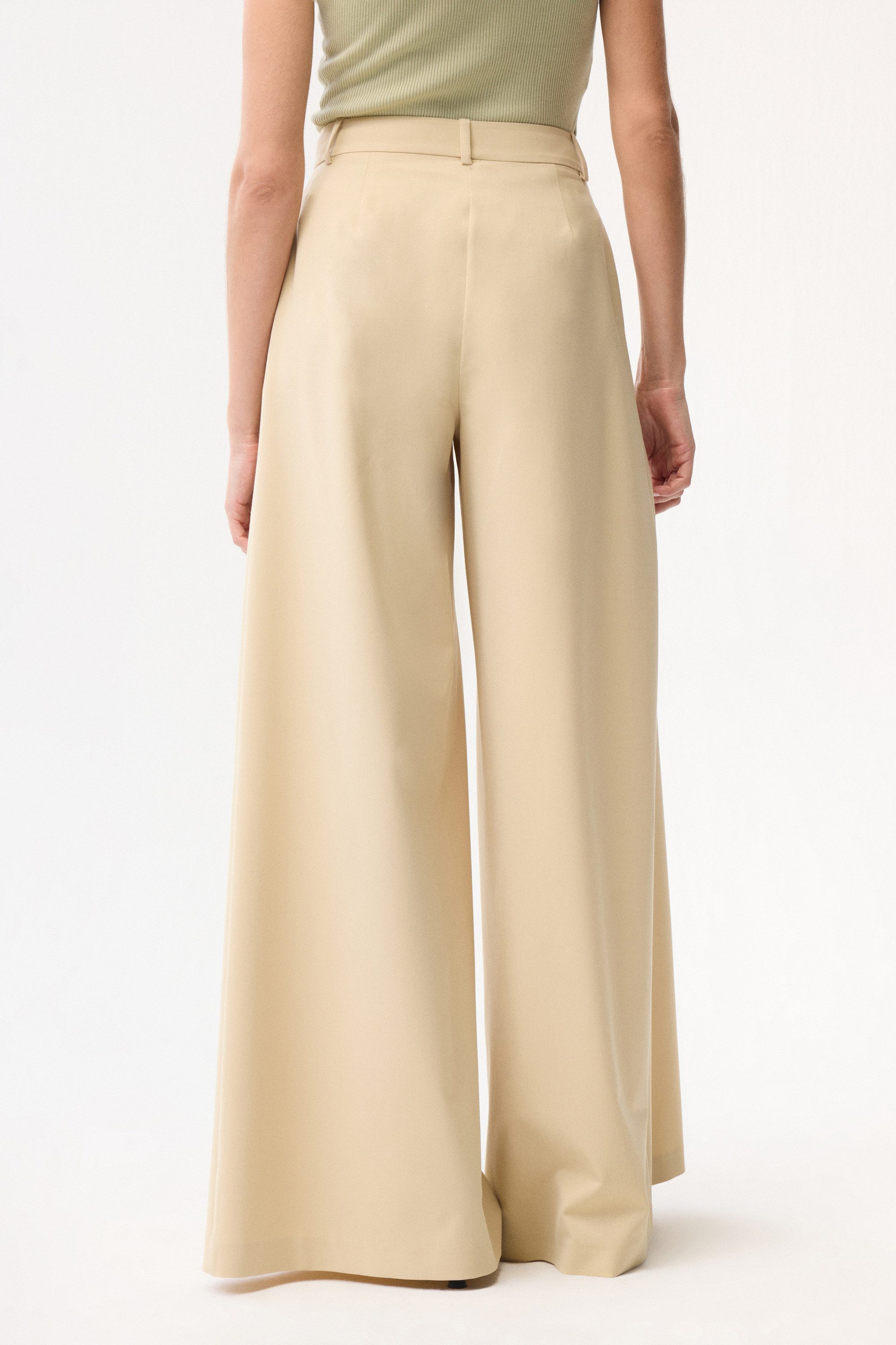 adL Stoffhose Hose mit weitem Bein und Seitentaschen