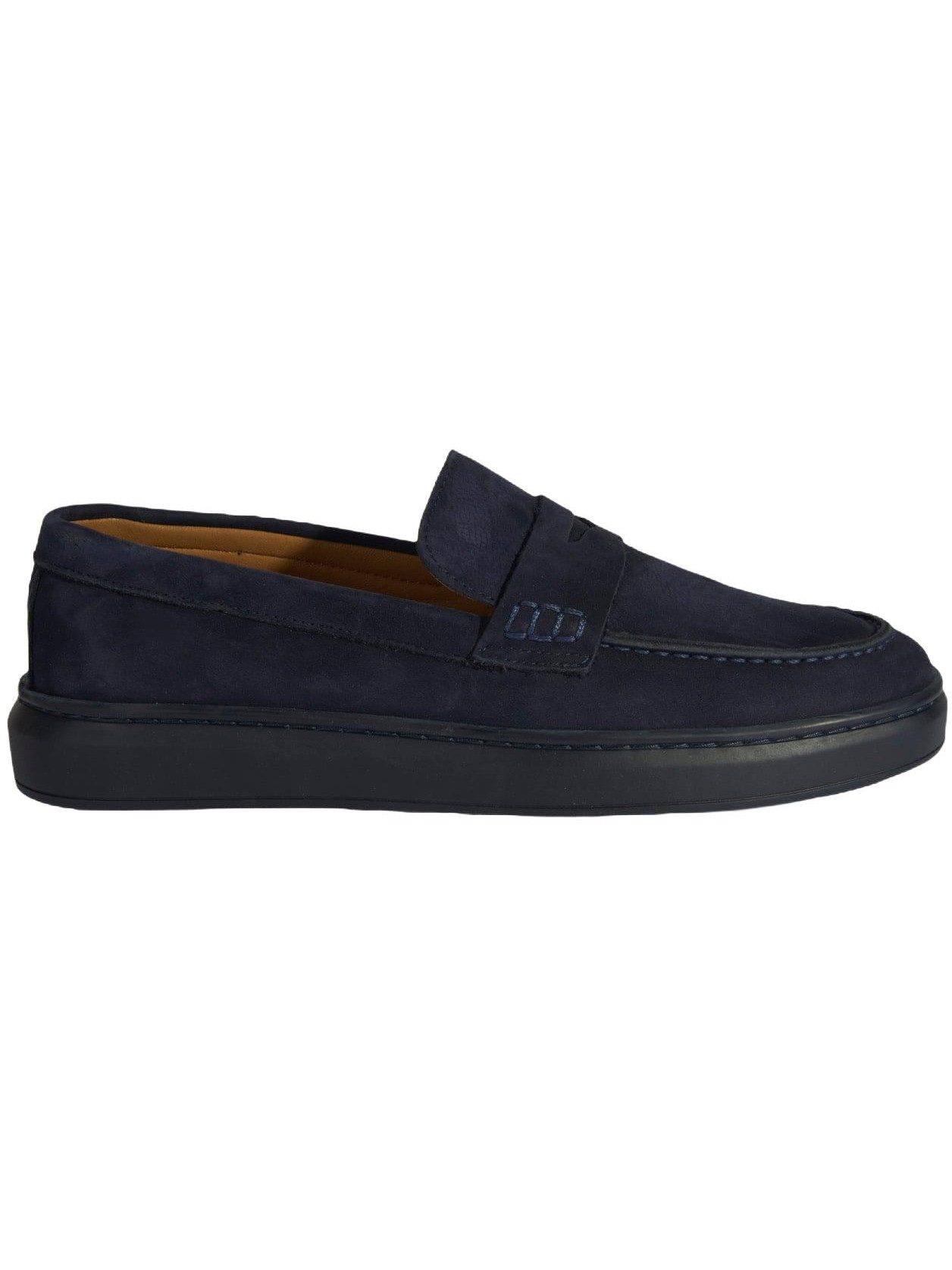 Desa Herren-Lederslipper – Atmungsaktives Design mit flachem Absatz, ideal Loafer