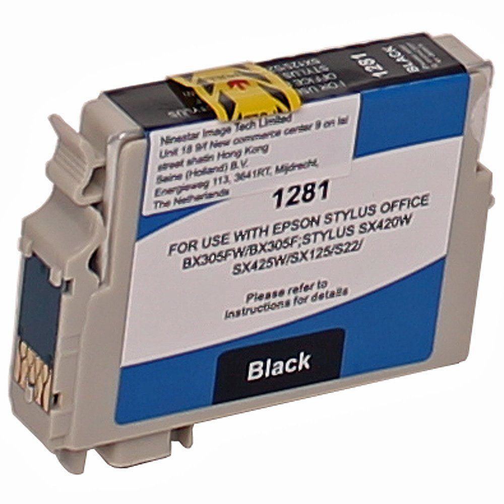 ABC Tintenpatrone (Kompatible Druckerpatrone Schwarz für Epson Stylus BX305F BX305FW)