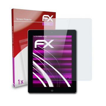 atFoliX Schutzfolie Panzerglasfolie für Apple iPad 4 / iPad 3 / iPad 2, Ultradünn und superhart