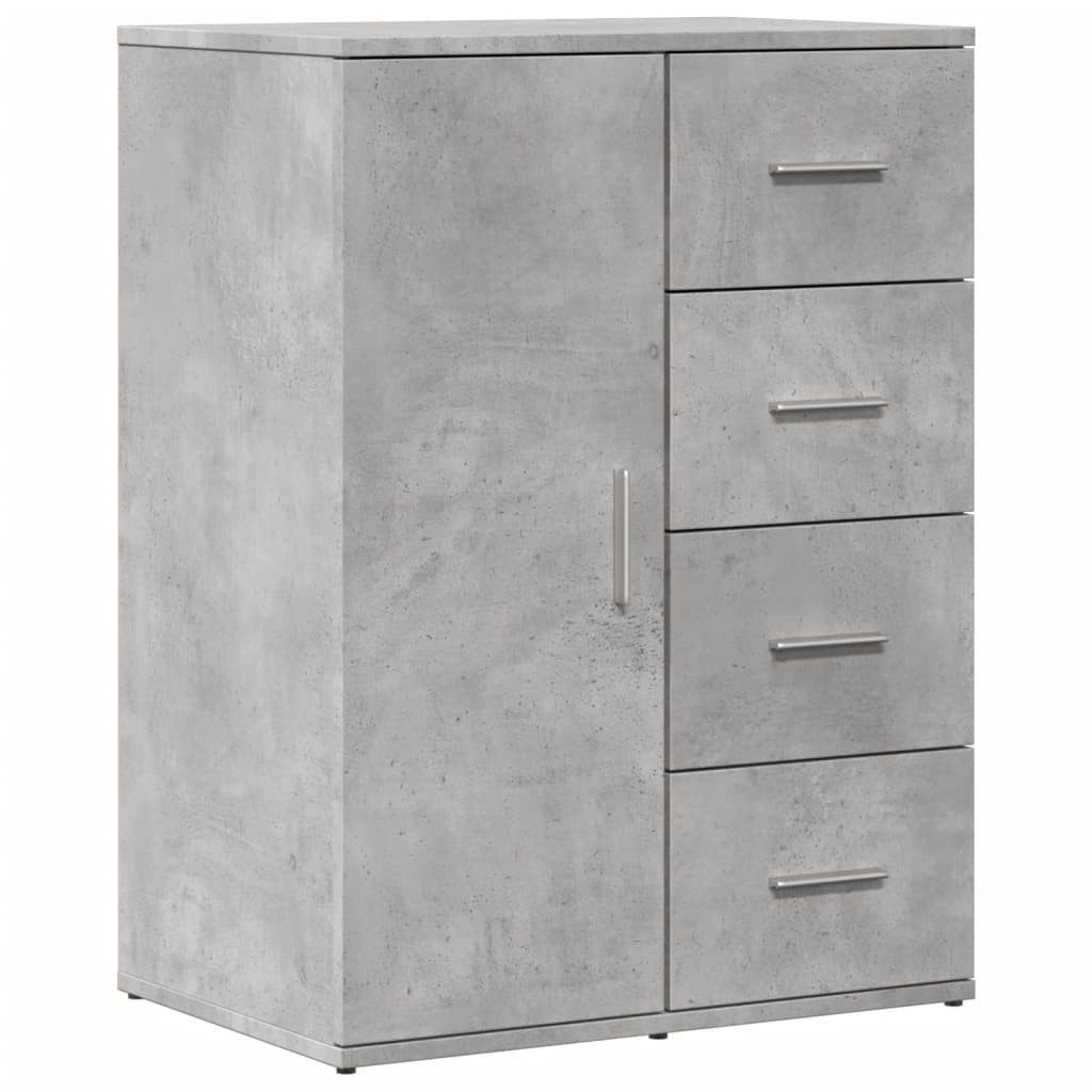 vidaXL Sideboard Sideboard Betongrau 59x39x80 cm günstig online kaufen