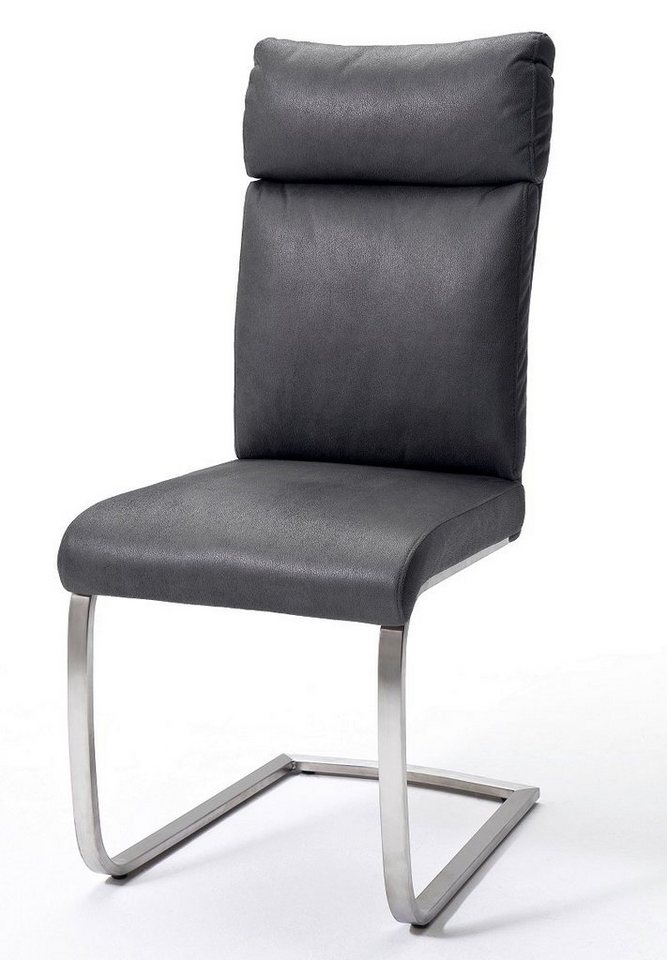 Set), Stuhl Rabea, Set grau Freischwinger MCA furniture (2er- Esszimmerstuhl Modern 2er