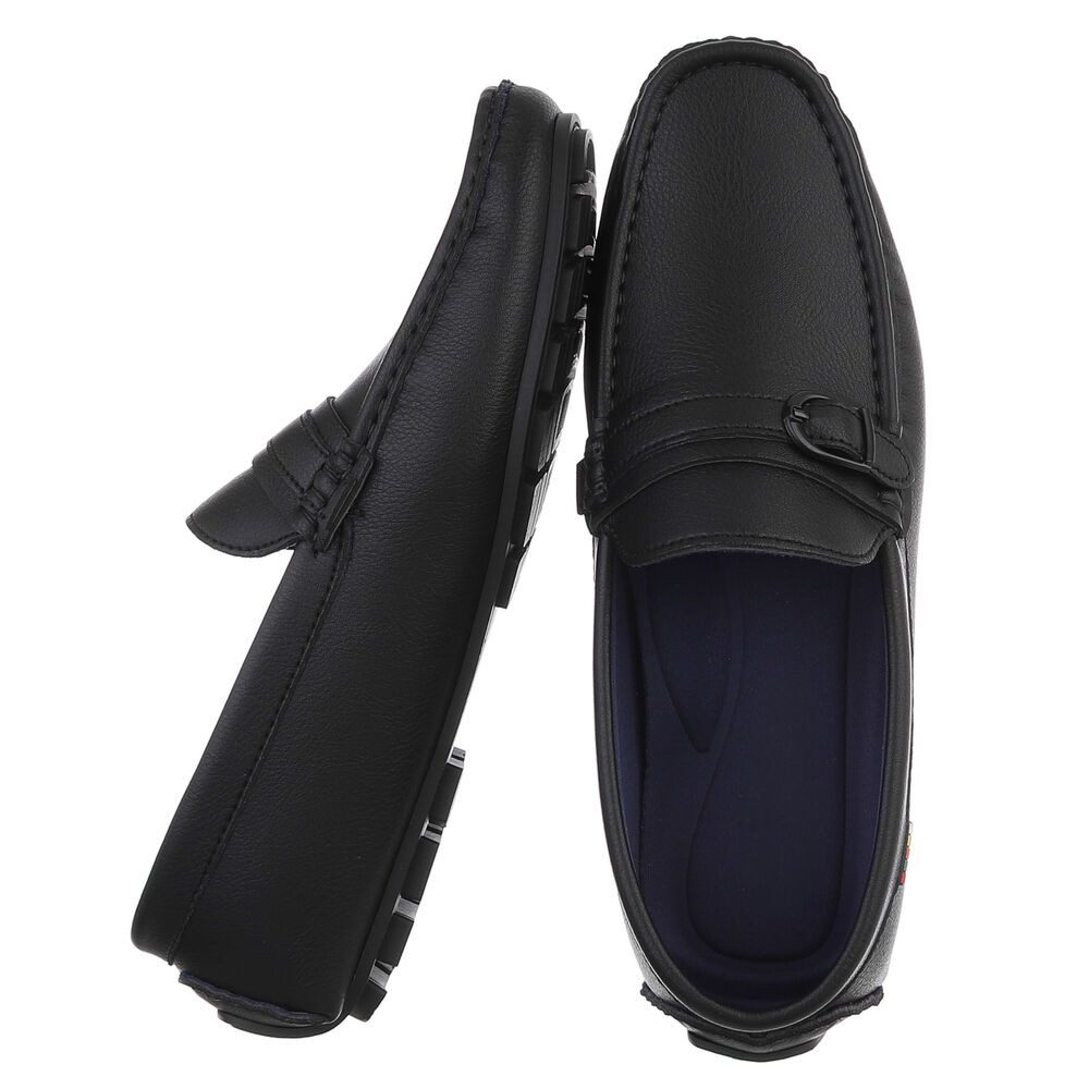 Coolwalk Herren Mokassin Slip-On mit profilierter Sohle Slipper (91563752) Flach Slipper in Schwarz