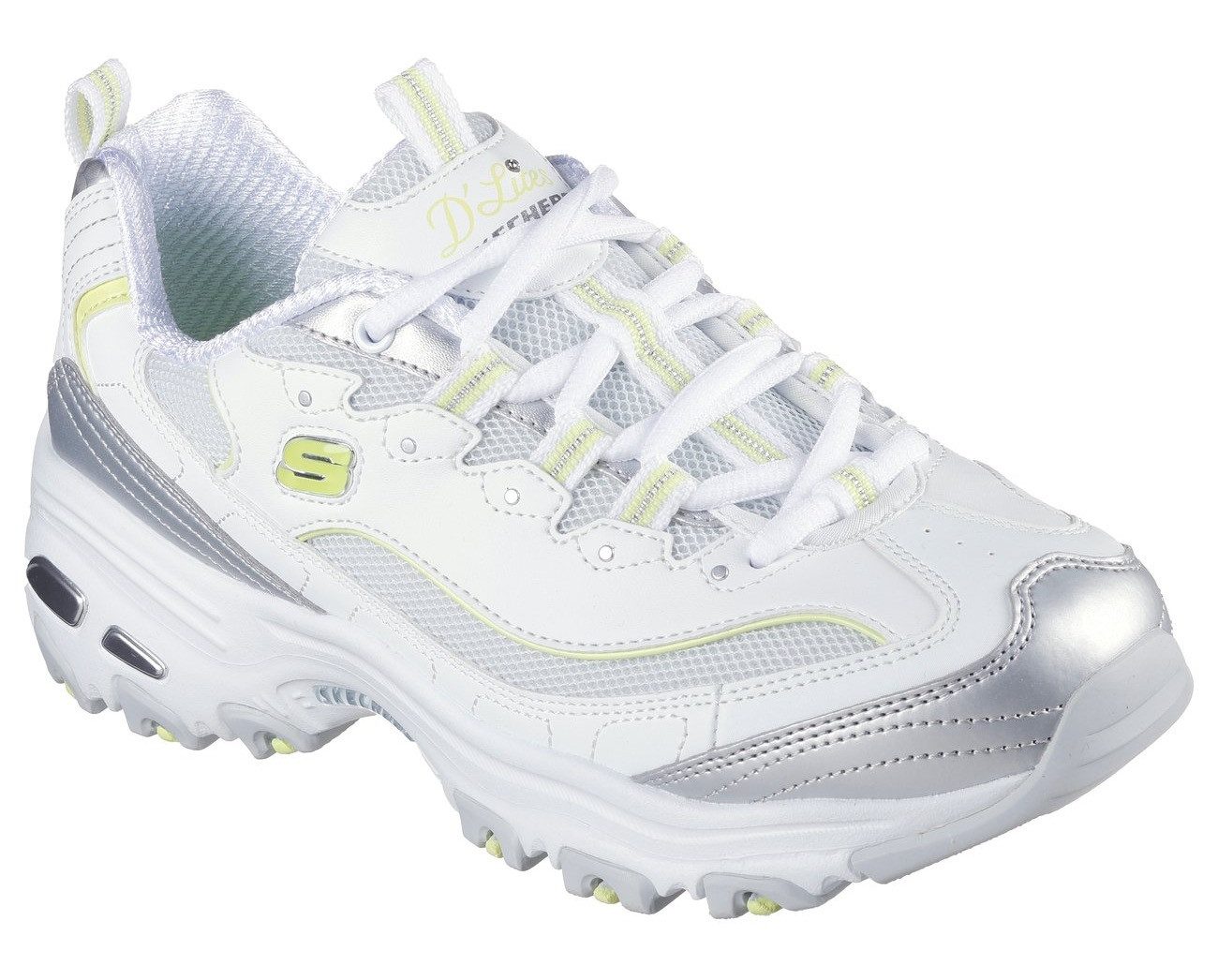 Skechers D'LITES-CHROMATIC Sneaker, Plateausneaker, Schnürschuh mit Metalli günstig online kaufen