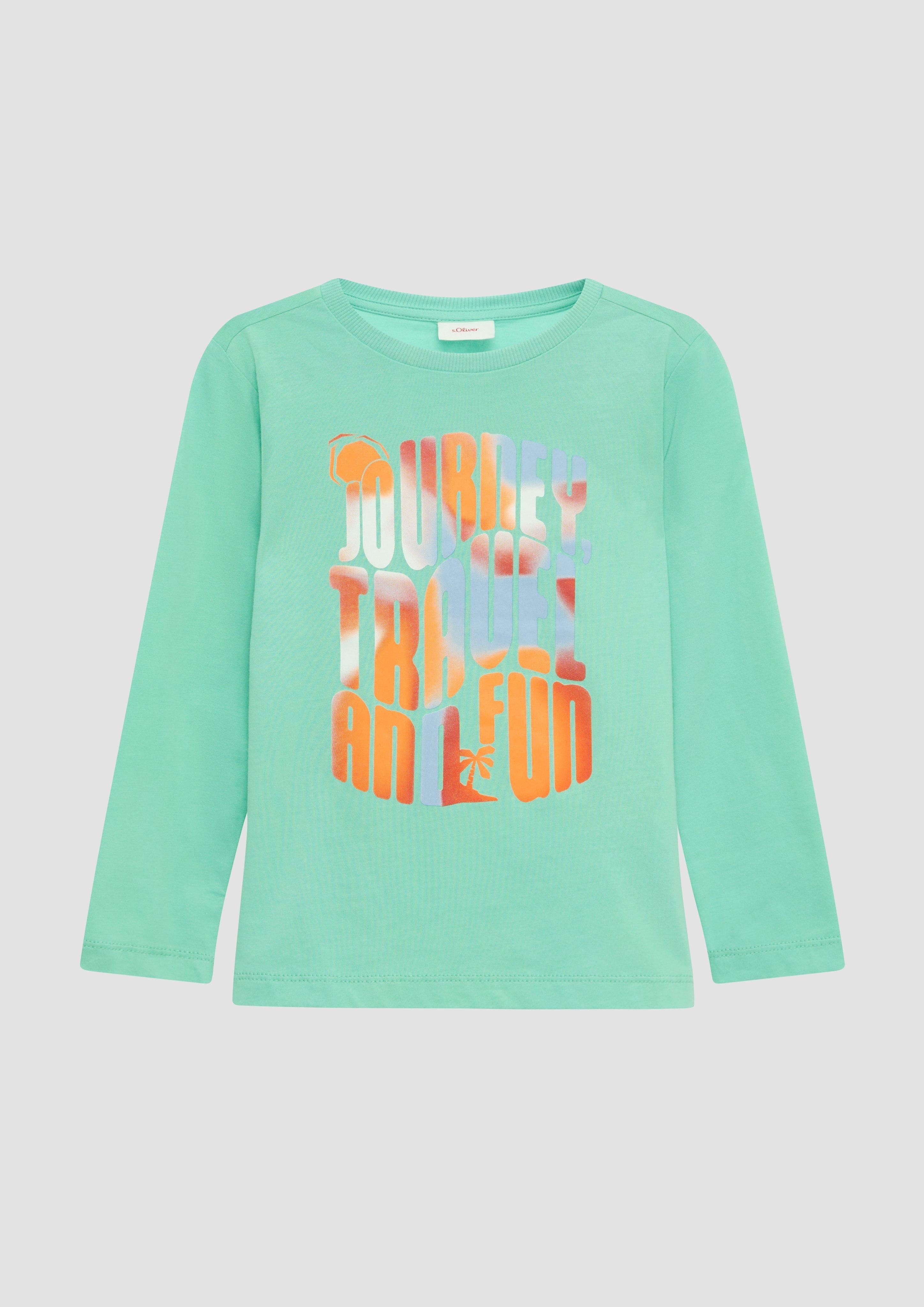 Langarmshirt Jersey-Longsleeve mit Frontprint