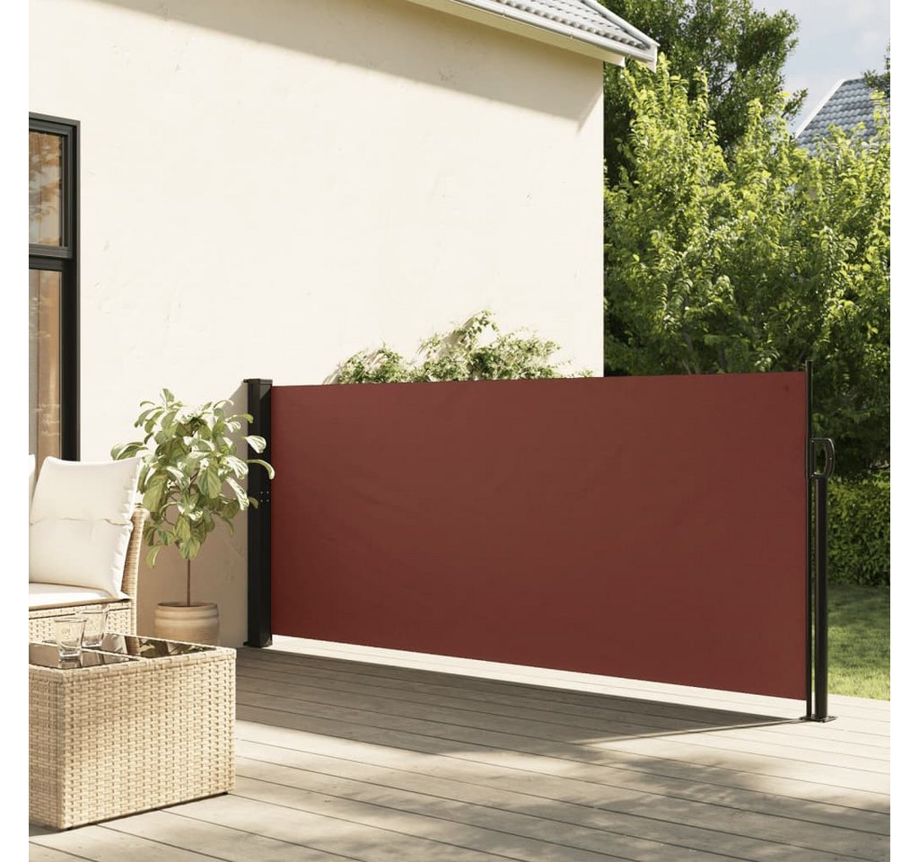 Thumbnail - vidaXL Seitenmarkise Sichtschutz Windschutz Ausziehbar Braun 120x600 cm