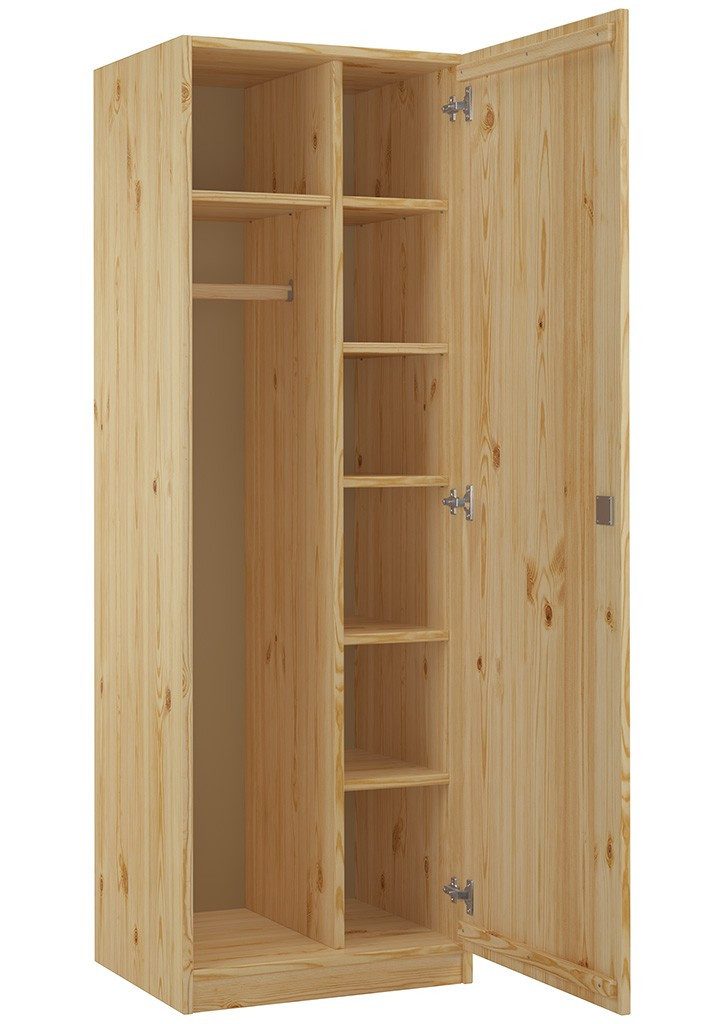 ERST-HOLZ Spind Holzschrank Kiefer Massiv Spindschrank 60 x 180 cm