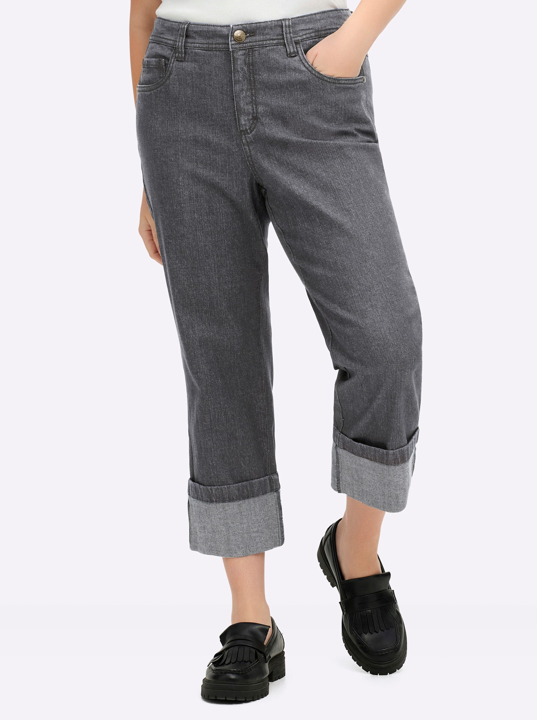 Sheego Bequeme Jeans 7/8-Jeans