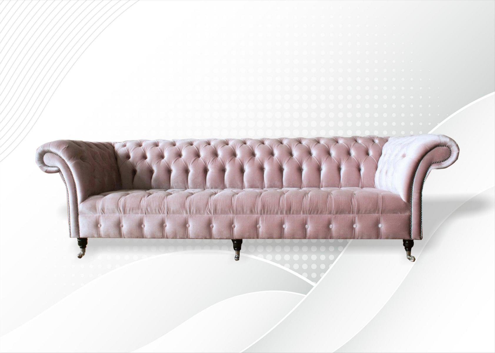 JVmoebel Chesterfield-Sofa, Chesterfield Couch 4 Sofa cm Design Sitzer 265 Sofa