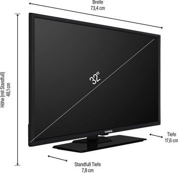 Telefunken D32F554M1CW LED-Fernseher (80 cm/32 Zoll, Full HD, Smart-TV)
