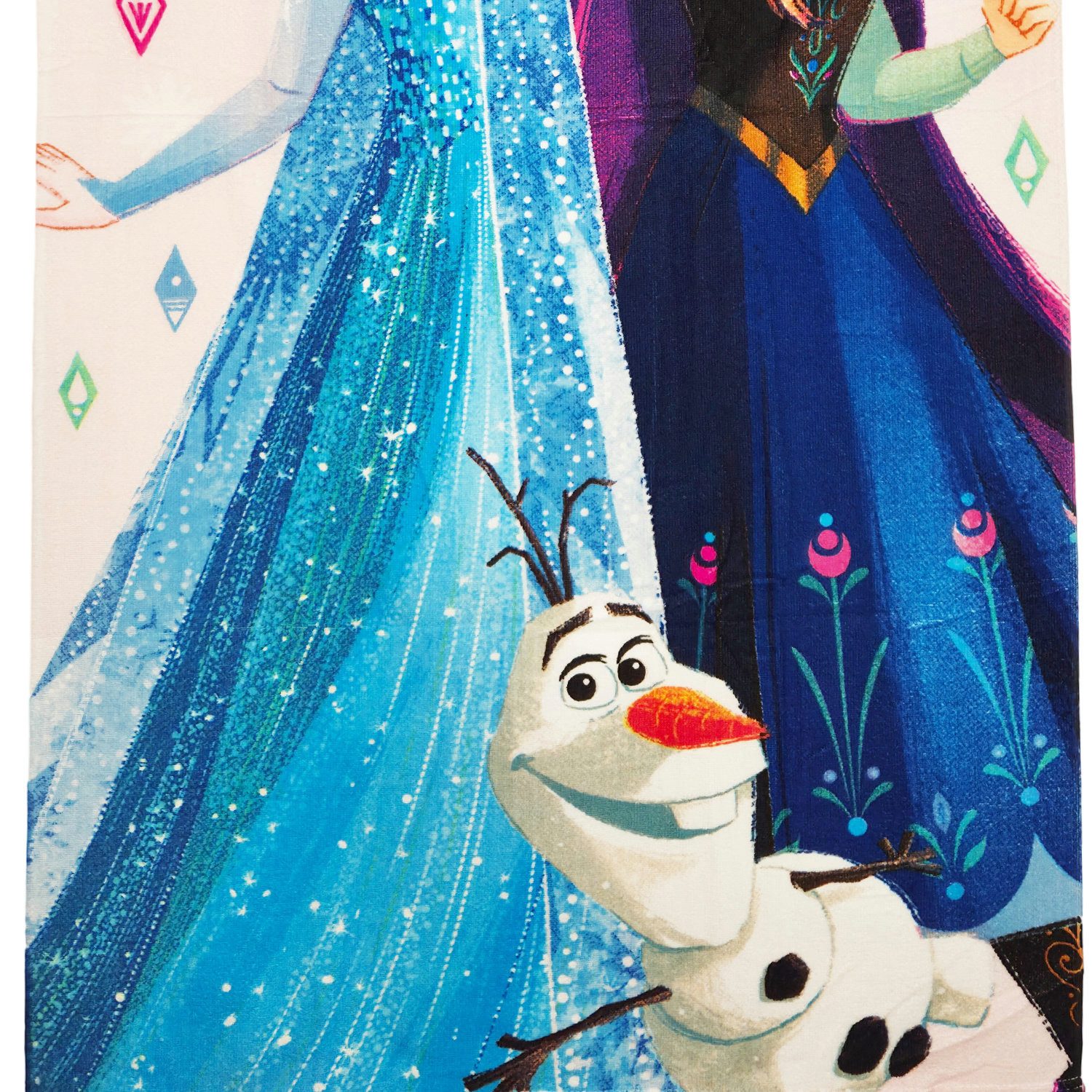 Disney Strandtuch Disney Die Eiskönigin Anna Elsa Olaf Strandtuch Handtuch Badetuch, 70 x 140 cm