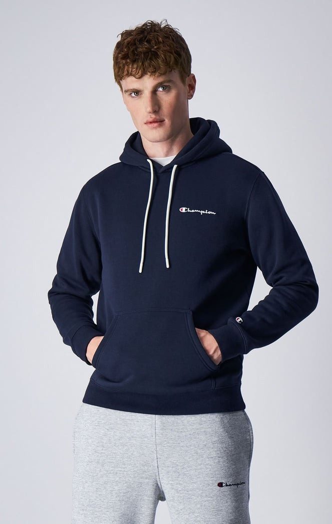 Champion Kapuzenpullover (Fleece-Hoodie) mit kleinem Logo-Schriftzug günstig online kaufen