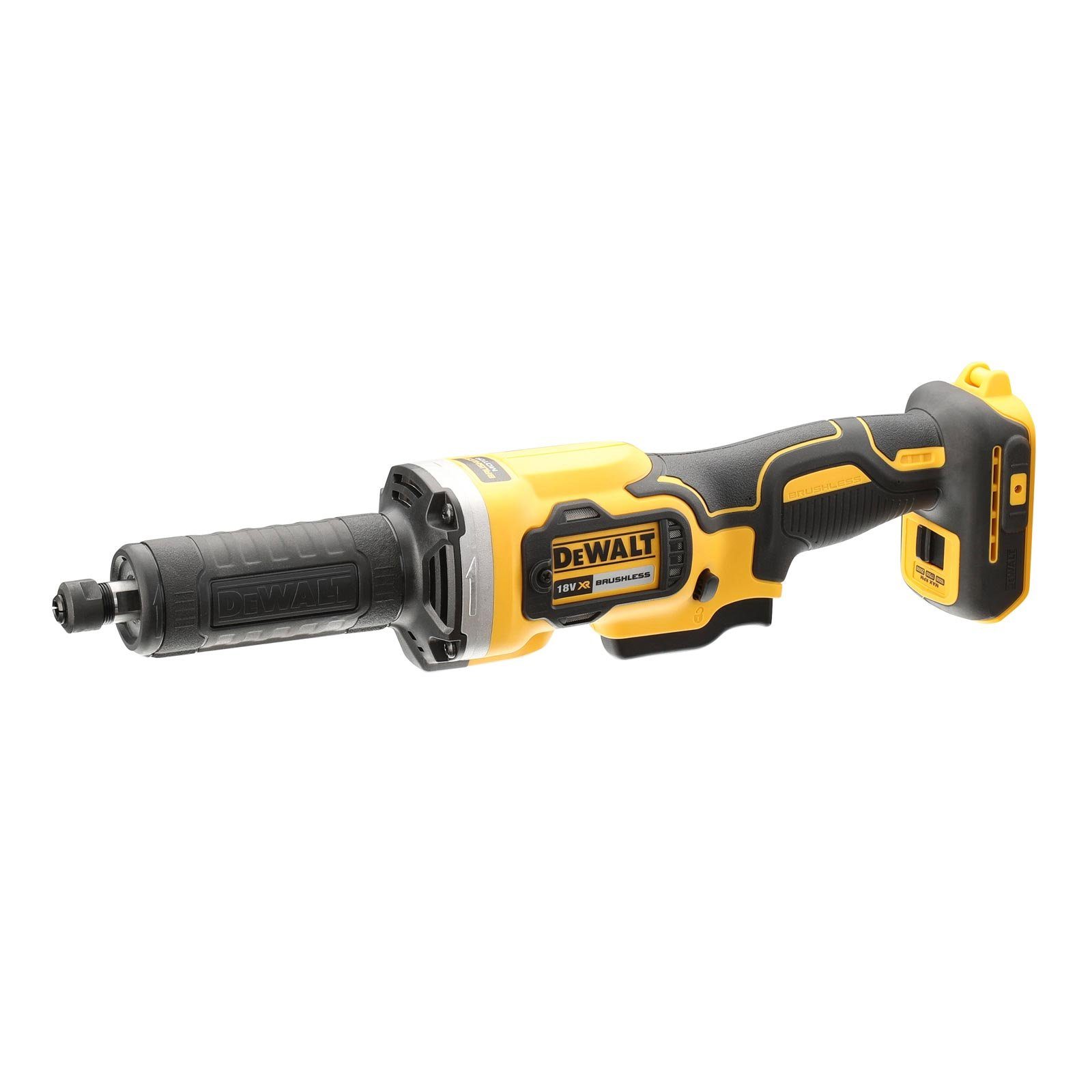 DeWalt Akku-Exzenterschleifer Akku-Geradschleifer DCG426N-XJ 18 Volt, LED-Lichtringlampe, max. 25000 U/min