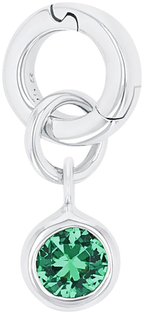 Amor Charm-Einhänger Geburtsstein, mit Zirkonia (synth) oder Stein (synth)