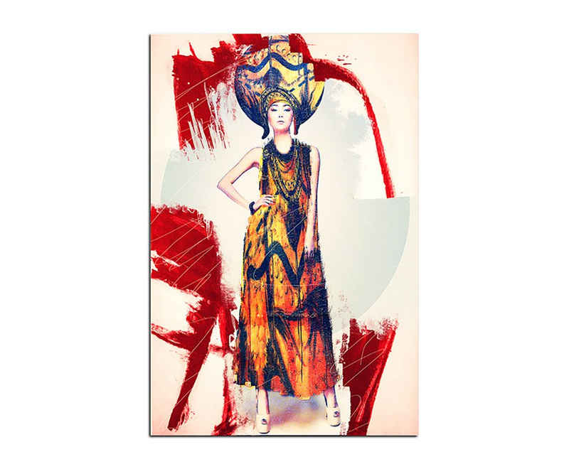 Sinus Art Leinwandbild FASHION SHAMAN 120x80cm