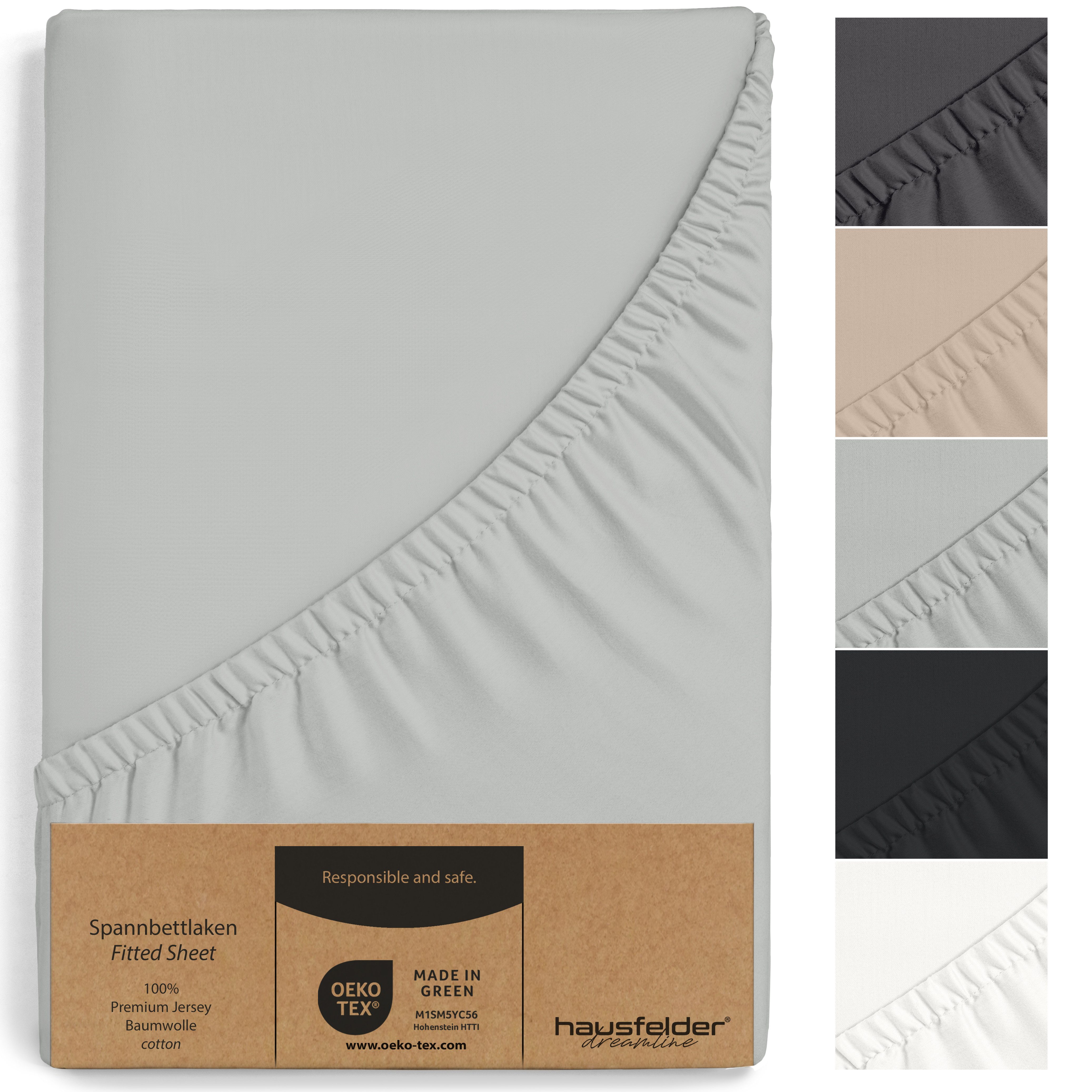 Hausfelder Spannbettlaken Topper Bettlaken 180//200x200 cm, günstig online kaufen