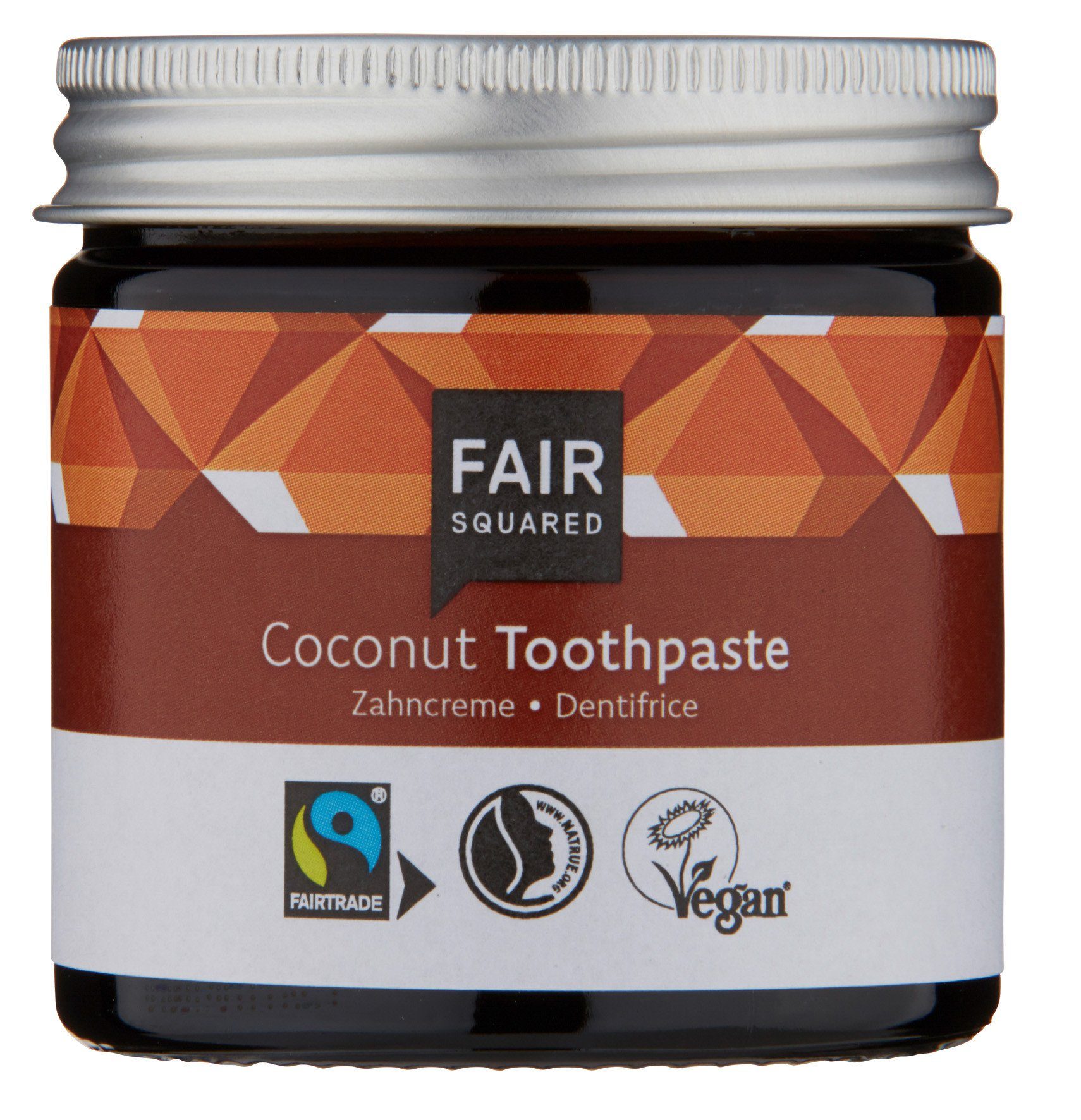 Fair Squared Zahnpasta FAIR SQUARED Zahncreme Coconut - nachhaltige Zahnhygiene - Zero Waste 100 ml, (Tiegel, 1-St) Mit Fluorid