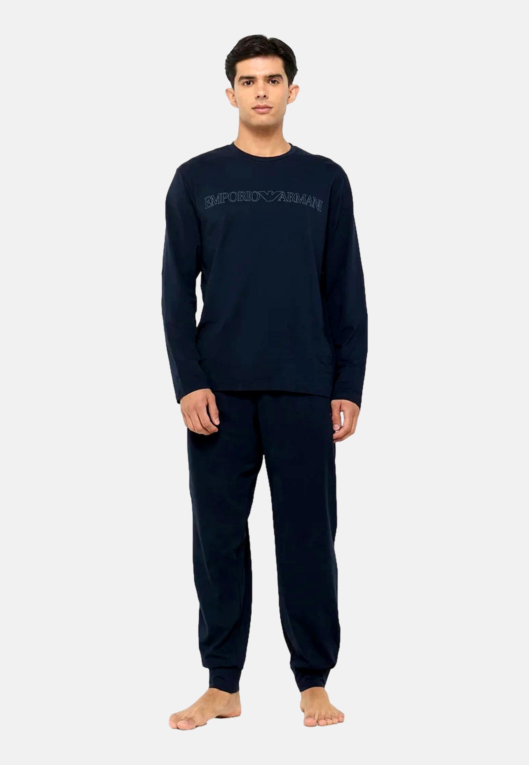 Emporio Armani Pyjama Schlafanzug Pyjama (Packung, 1 tlg)