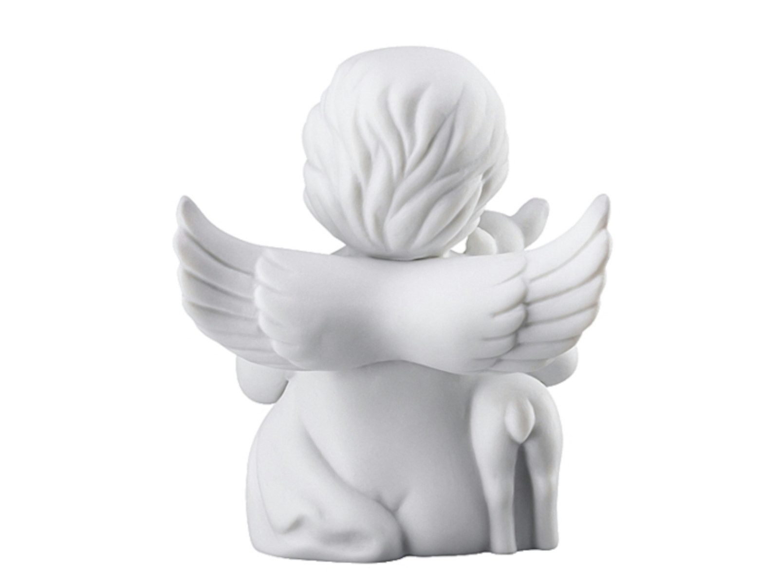 Rosenthal Dekofigur Engel mit Bambi klein weiss matt 6 cm, Figuren
