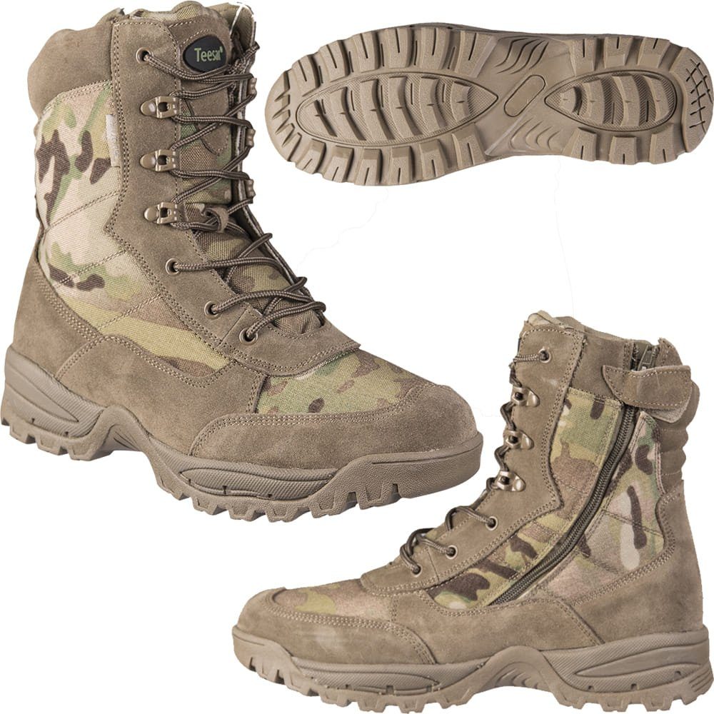 Mil-Tec Army Tactical Boot mit Zipper Stiefel günstig online kaufen