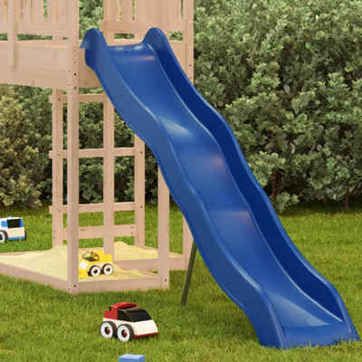 vidaXL Spielturm Kinderrutsche Blau 210x40 cm Polypropylen