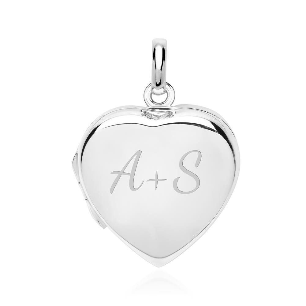 Unique Kettenanhänger Herzmedaillon Kette Anhänger Sterlingsilber SP0270 günstig online kaufen