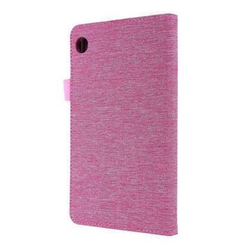 König Design Tablet-Hülle Lenovo Tab M7, Tablet-Hülle für Lenovo Tab M7 - Schutztasche Wallet Cover 360 Case Etuis - Rosa